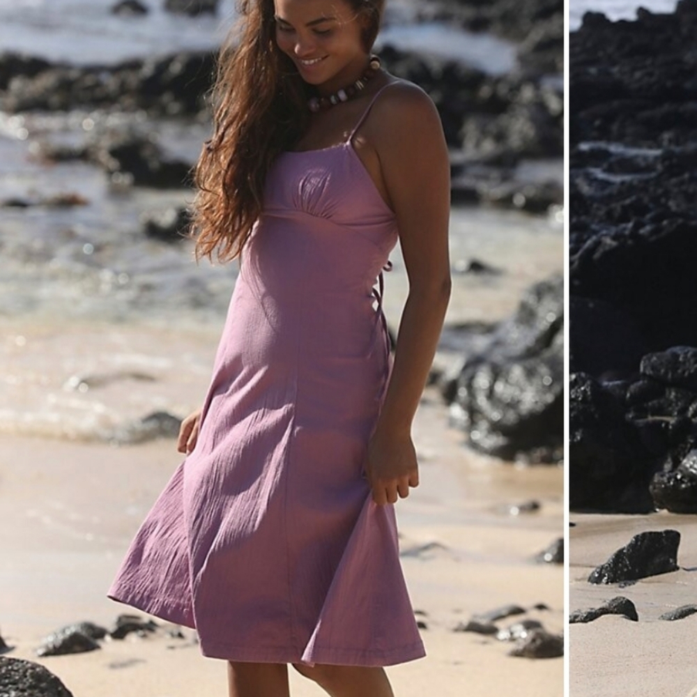 Free People It's A Date Midi Dress in Mauve Orchid